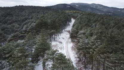 Kazdağları Beyaz Gelinliğini Giydi! Muhteşem Görüntüler Ortaya Çıktı: Kar Yağışı Başladı