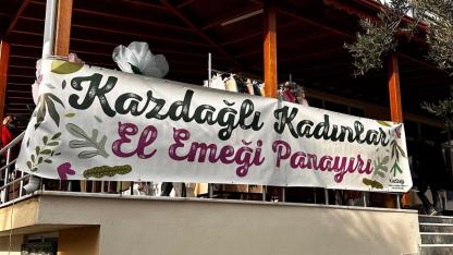 Kazdağlı Kadınlar El Emeği Panayırı'na yoğun ilgi