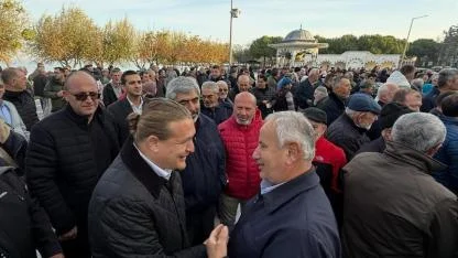 Lapseki'de Umre yolcularına dualı uğurlama