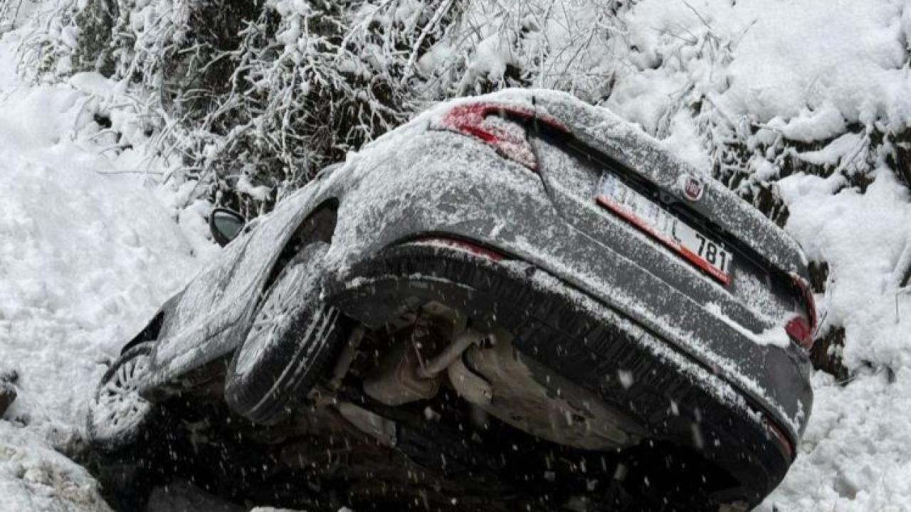 Otomobil kanala uçtu: 5’i çocuk 8 yaralı