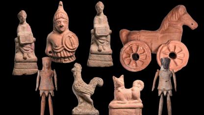 Troya’nın küçük kahramanları: Antik Dönem çocuk oyuncakları gün yüzünde