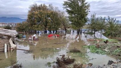 ETDİOSB dolgusu Akçay’ı vurdu: Tarım alanları ve ağıllar sular altında kaldı