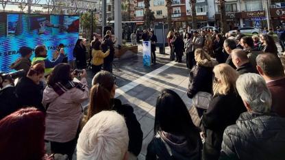 'Hissedilen Kent' projesi hayata geçti: Seramik tabanlı dokunsal sütunlar Çanakkale'de açıldı