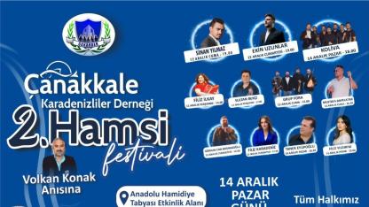 Çanakkale 2. Hamsi Festivali başlıyor! Festivalde 2 ton hamsi ikramı