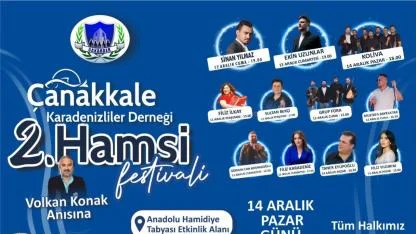 Çanakkale 2. Hamsi Festivali başlıyor! Festivalde 2 ton hamsi ikramı