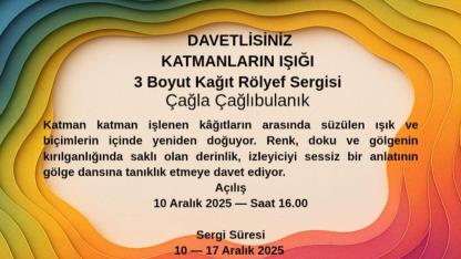 Çanakkale'de "Katmanların Işığı" Sergisi Açılıyor: Kağıt Rölyefin Derinliği Sanatseverlerle Buluşuyor