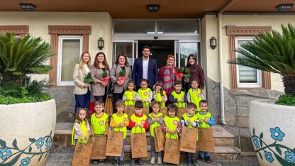 Fernur Sözen Anaokulu’ndan Başkan Gürel'e ziyaret