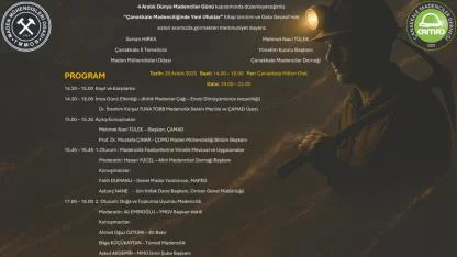 Çanakkale'de Madenciler Günü'ne özel organizasyon