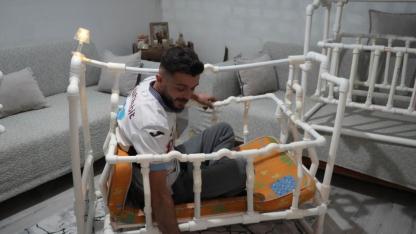 Tesisatçı babadan kızına su borularından beşik: Test görüntüleri viral oldu, üretime başladı