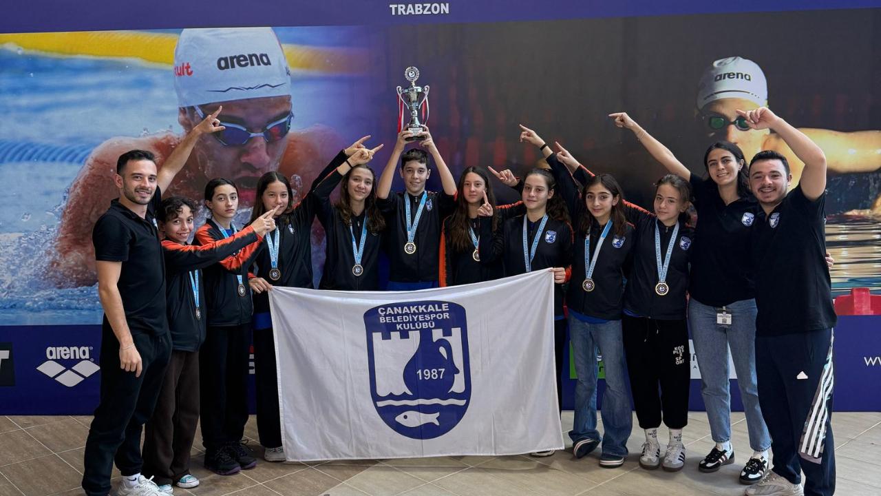 Türkiye&#039;nin En İyileri Arasındalar! 236 Kulübü Geride Bırakan Çanakkale Belediyespor&#039;dan 9 Madalyalık Zafer Serisi