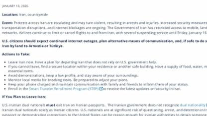 ABD, İran'ı Vurabilir! ABD'den vatandaşlarına "İran'ı derhal terk edin" çağrısı