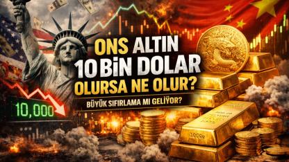 Altın Fiyatları Durdurulamıyor! Peki Ons Altın 10.000 Dolar Olursa Dünya Nasıl Bir Yer Olur? İşte 3 Farklı Senaryo