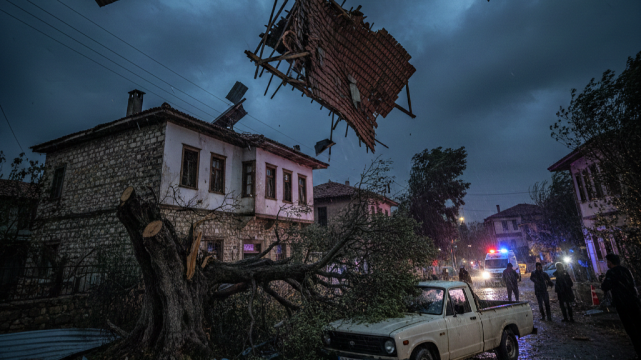 Ayvacık İçin Turuncu Alarm! Fırtınanın Hızı 90 Kilometreyi Bulacak! Çatı Uçması ve Ağaç Devrilmesine Karşı Flaş Uyarı