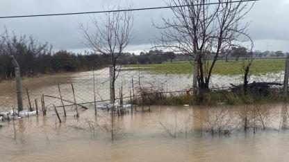 Ayvacık’ta Kabus Dolu Saatler: Hem Yol Kapandı Hem Çatılar Uçtu! Tarım Arazileri Göle Döndü!