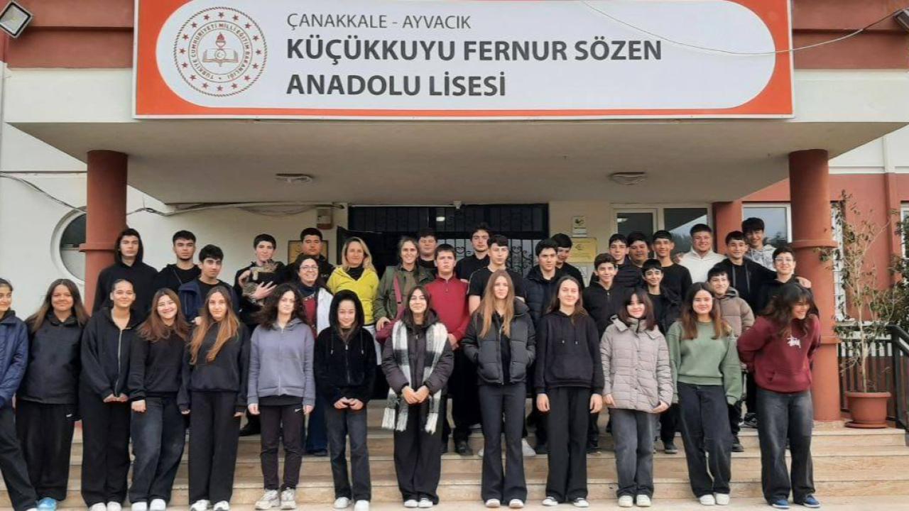 Çanakkale DKMP’den Ayvacık’ta öğrencilere doğa eğitimi