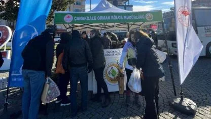 Çanakkale’de 2026 Yılına "Nefes" Oldular: 2026 Fidan Vatandaşlarla Buluştu!