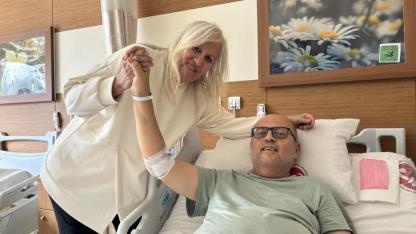 Çanakkale'de 75 yaşındaki anneden oğluna böbrek nakli