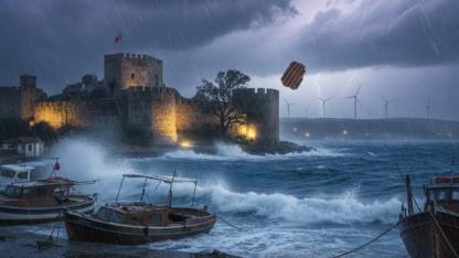 Çanakkale'de fırtına alarmı!