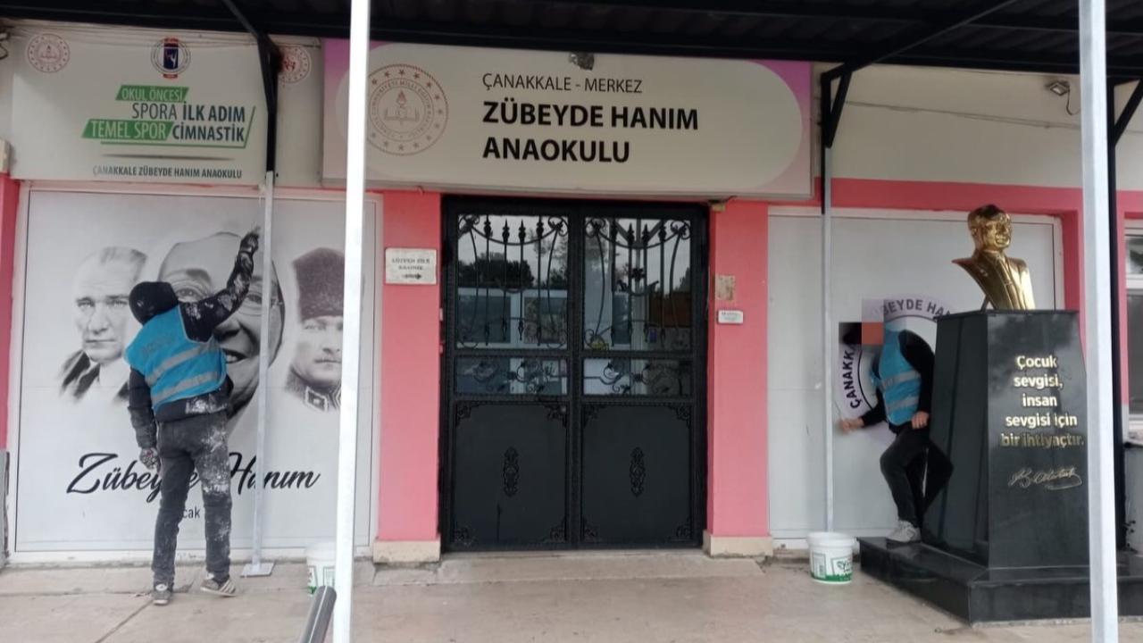 Çanakkale’de Yükümlülerden Eğitime Anlamlı Dokunuş: Zübeyde Hanım Anaokulu Yeni Döneme Hazır