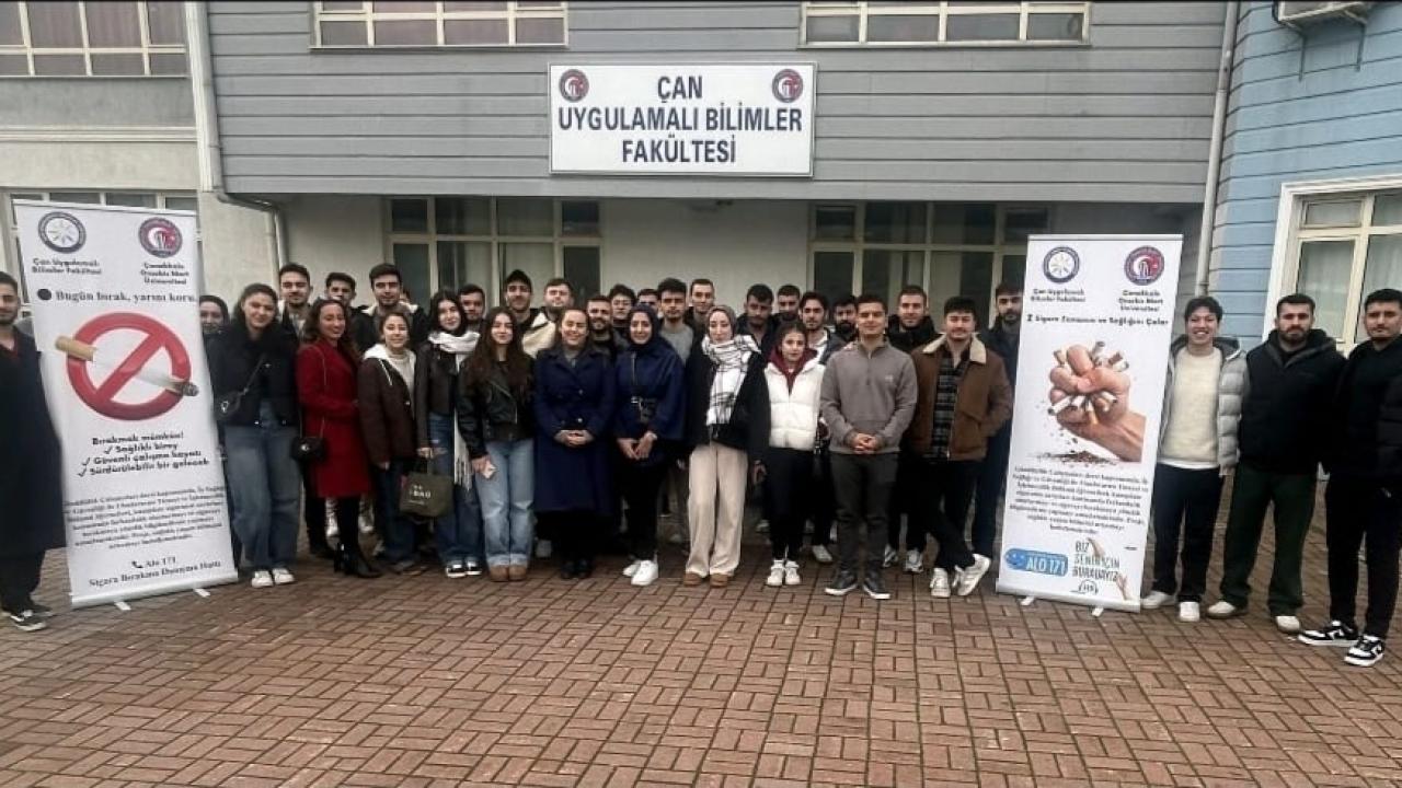 ÇOMÜ’de Sigaraya ‘Dur’ Denildi! Kampüste Yeni Dönem Başladı