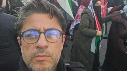 ÇOMÜ'den Dev Katılım! Rektör ve Öğrenciler Galata Köprüsü'nde Filistin İçin Tek Yürek Oldu