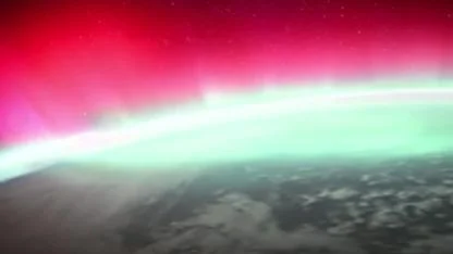 Daha Önce Hiç Böyle Görmediniz! Kuzey Işıkları Bu Kez Uzaydan Görüntülendi