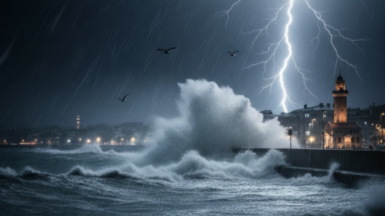 GECE AYDINLANACAK, GÖK DELİNECEK! Şiddetli Fırtına ve Sağanak Geliyor: Cumartesi Kar Kapıda!