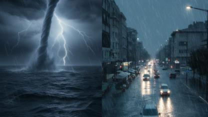 Gök Gürültüsü ve Fırtına Kapıda! Çanakkale'ye Sadece Yağmur Değil, Hortum da Geliyor!