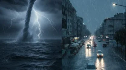 Gök Gürültüsü ve Fırtına Kapıda! Çanakkale'ye Sadece Yağmur Değil, Hortum da Geliyor!