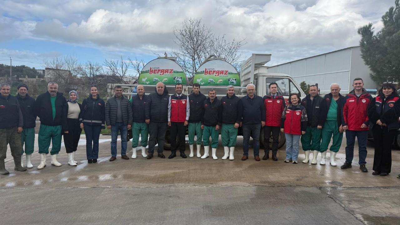İl Tarım ve Orman Müdürlüğü’nden Ezine’de gıda işletmelerine ziyaret
