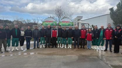 İl Tarım ve Orman Müdürlüğü’nden Ezine’de gıda işletmelerine ziyaret