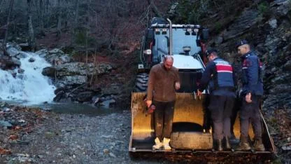 Kaz Dağları'nda mahsur kalan 2 kişi kurtarıldı