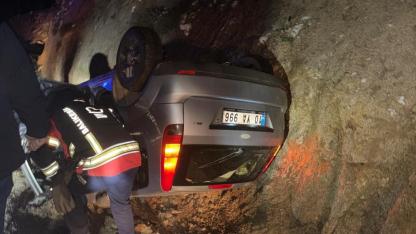 Kazdağları Yolunda Can Pazarı! Otomobil Takla Attı: Yaralılar Var