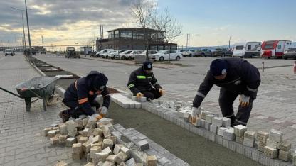 Lapseki Belediyesi sahada!