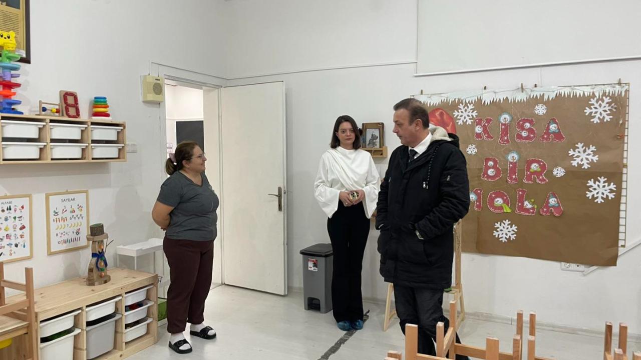 Müdür Alınmaz'dan okullara ziyaret