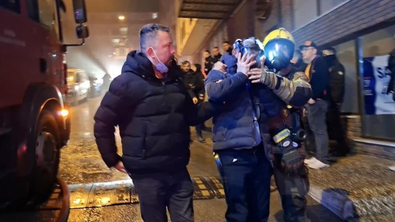 Bursa'da otel yangını! 7 kişi yaralandı