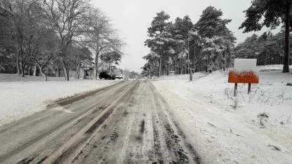 Kazdağları'nda Kar Mesaisi: Edremit-Yenice Yolunda Kar Alarmı