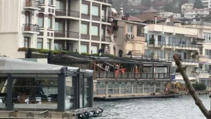 Bebek Otel'de kaçak bölümler yıkıldı!