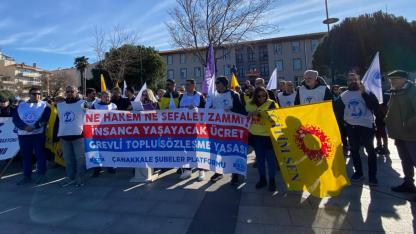 KESK üyeleri iş bıraktı!