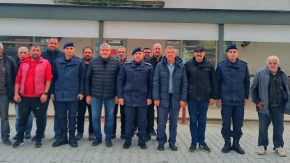 İl Jandarma Komutanı Akyüz’den köy ziyaretleri