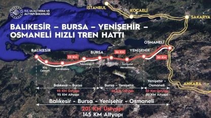 Yenişehir Demiryolu Projesinde Güzergâh Netleşti: İşte Kamulaştırılacak Alanlar