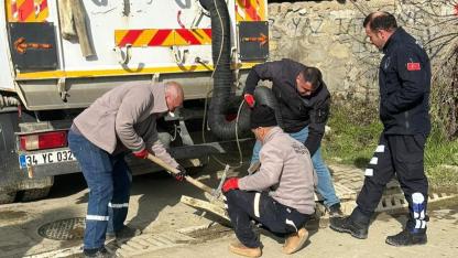 Gökçeada’da Yağmur Suyu Mesaisi: Mazgallar kışa hazır