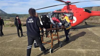 Gökçeada’da Zamanla Yarış: Kritik Hasta Helikopter Ambulansla Sevk Edildi!