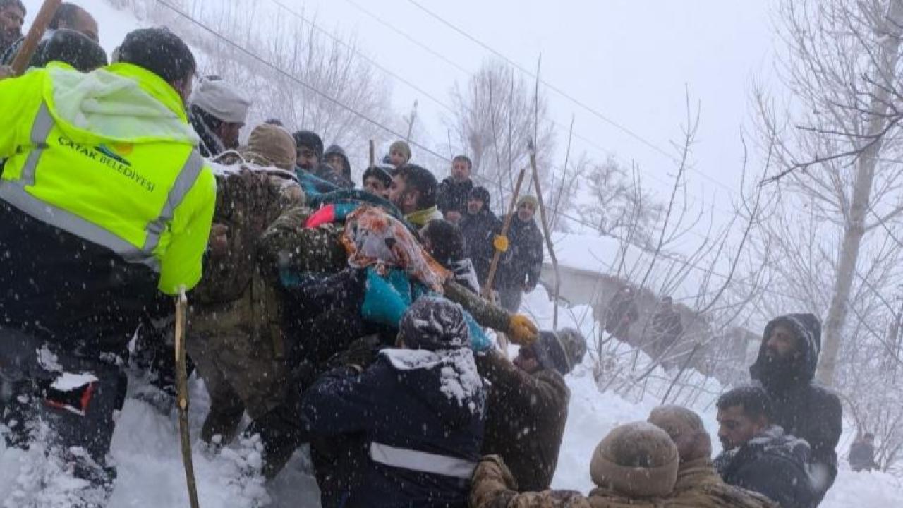 Van’da Çığ Felaketi: 61 yaşındaki Gülnaz Bitik hayatını kaybetti