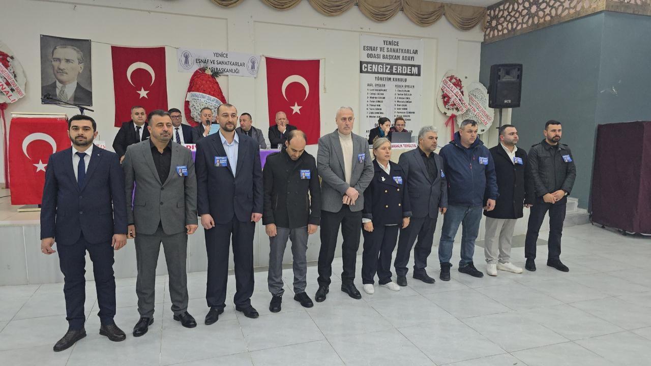 Yenice Esnaf ve Sanatkârlar Odası’nda Adnan Özgül dönemi