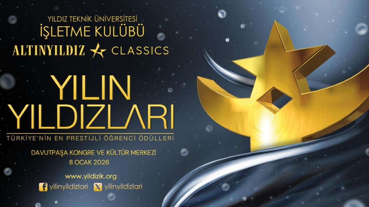 Yıldız Teknik Üniversitesi’nde Dev Gece: 24. Yılın Yıldızları Ödülleri Sahiplerini Buluyor!
