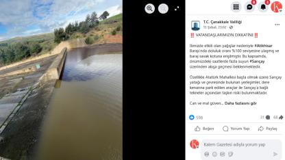 Atikhisar Barajı Taştı, Sarıçay Alarm Veriyor: Atatürk Mahallesi ve Hayvan Barınağı İçin Tahliye Belirsizliği