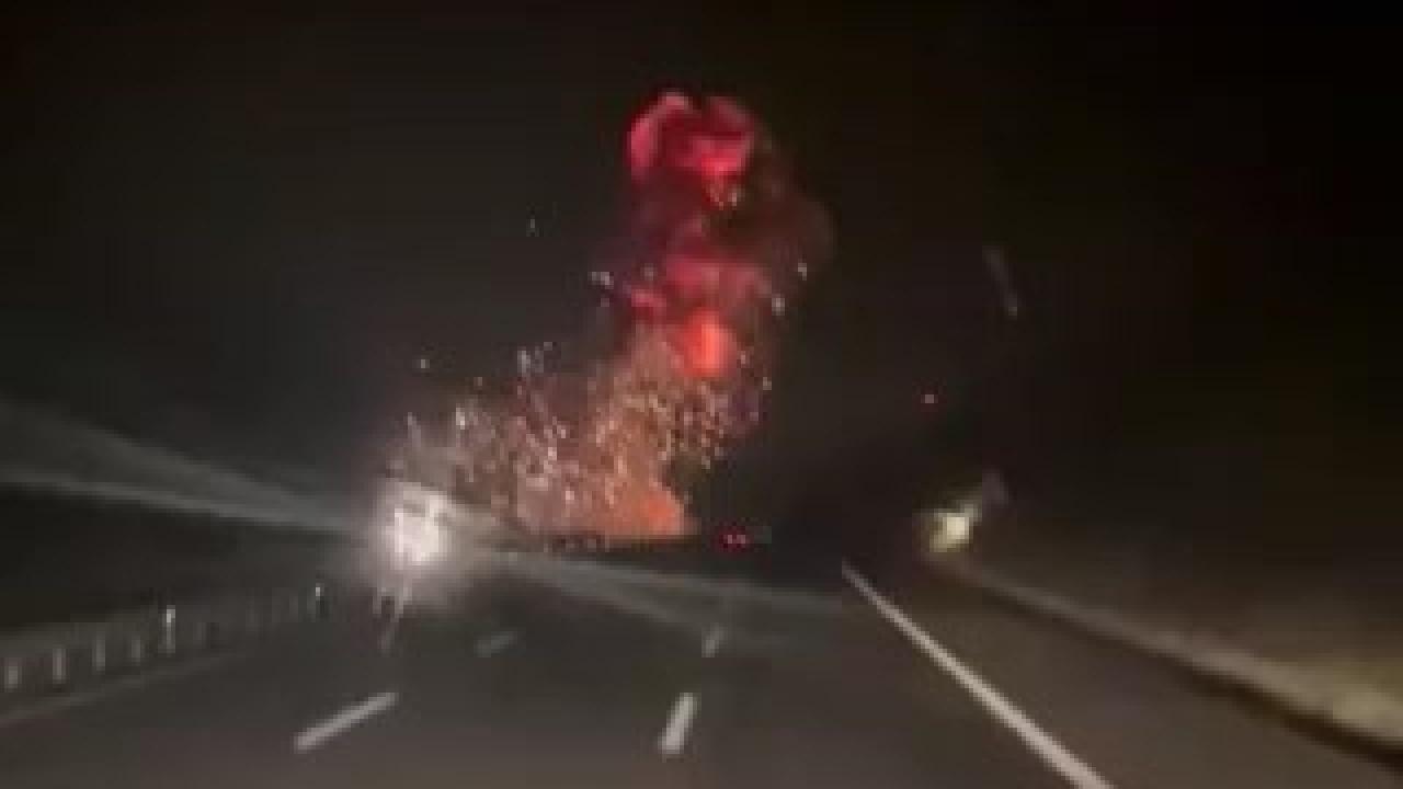 Balıkesir'deki F-16 Kazasında Uçağın Düştüğü Anın Görüntüleri Ortaya Çıktı