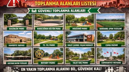 Çanakkale Deprem Toplanma Alanları 2026: Mahalle Mahalle Tam Liste ve Adresler!