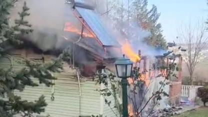 Gelibolu’da Çiftlik Evi Yangını!